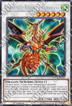 Dracheneinheit-Ritter - Vajrayana SHVA-050 Secret Rare Light Played Deutsch 1. Auflage