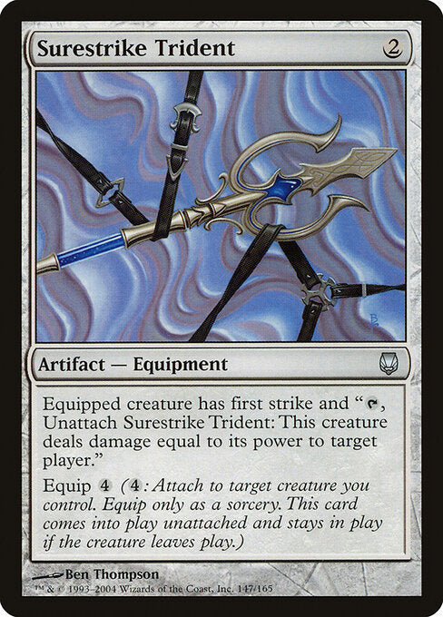 Triffimmer-Dreizack DST-147 Uncommon Light Played Englisch Foil