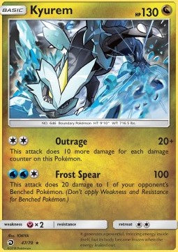 Kyurem DRM-47 Holo Rare Near Mint Deutsch