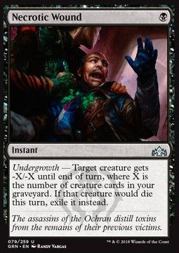 Nekrotische Wunde GRN-79 Uncommon Excellent Deutsch Foil