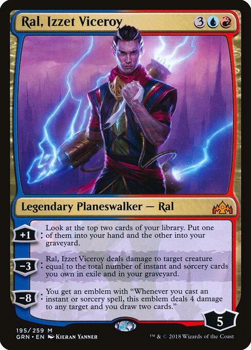 Ral, Izzet Viceroy GRN-195 Mythic Excellent Englisch