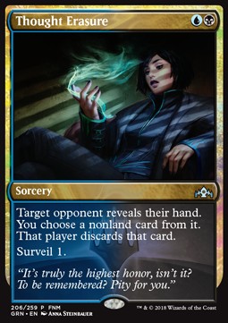 Thought Erasure FNM- Uncommon Excellent Spanisch Foil
