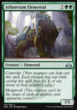 Arboretum-Elementarwesen GRN-122 Uncommon Excellent Englisch Foil