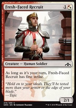 Junger Rekrut GRN-216 Common Excellent Deutsch Foil