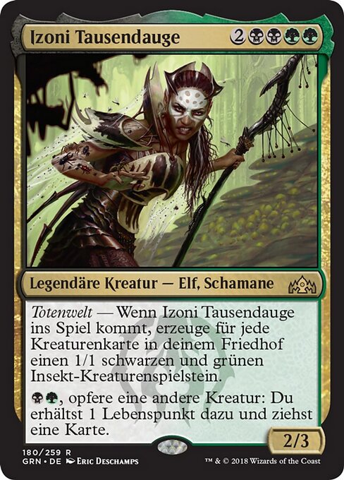 Izoni Tausendauge GRN-180 Rare Good Deutsch