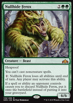 Hemmhaut-Ferox GRN-138 Mythic Excellent Englisch Foil