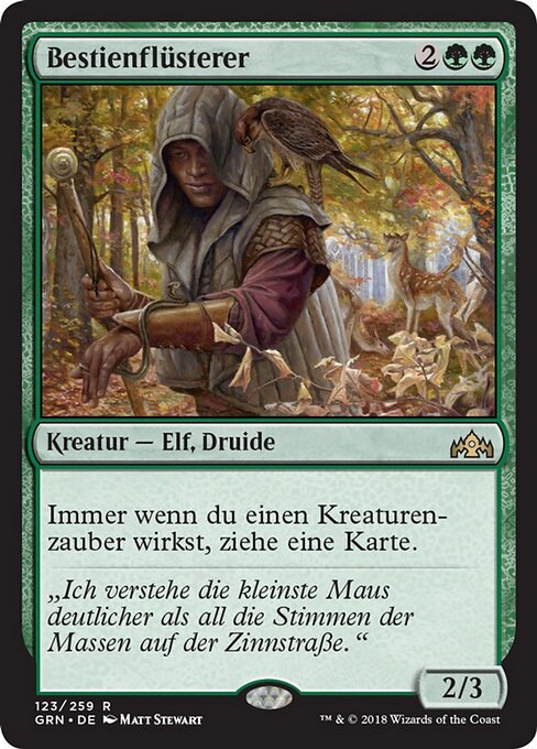 Bestienflüsterer GRN-123 Rare Good Deutsch