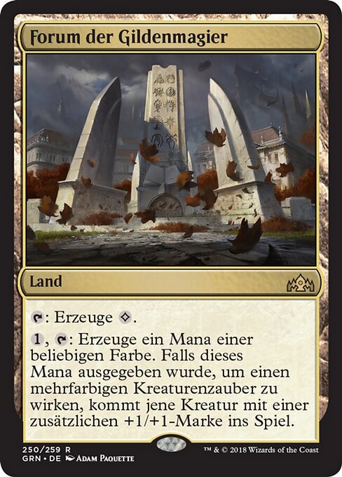 Forum der Gildenmagier GRN-250 Rare Excellent Deutsch