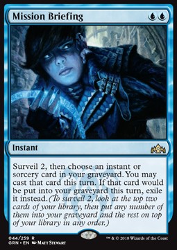 Mission Briefing GRN-44 Rare Excellent Englisch