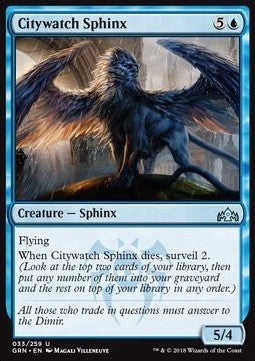 Stadtspäher-Sphinx GRN-33 Uncommon Excellent Englisch Foil