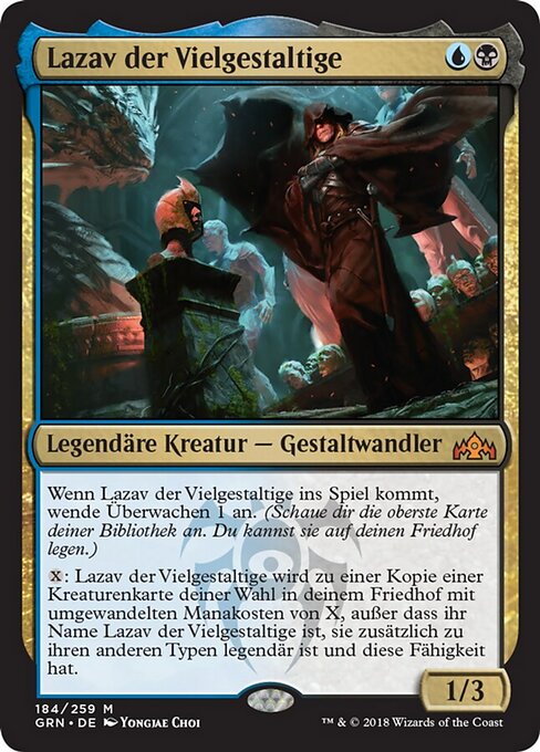 Lazav der Vielgestaltige GRN-184 Mythic Excellent Deutsch