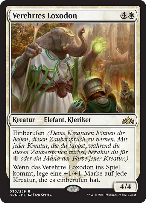 Verehrtes Loxodon GRN-30 Rare Excellent Deutsch
