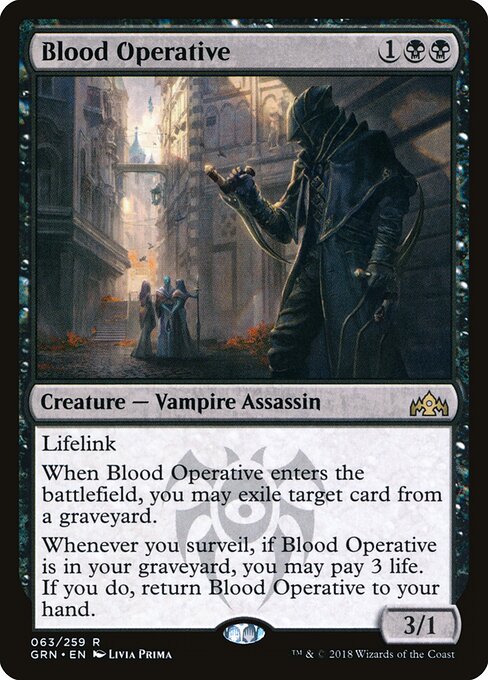 Blood Operative GRN-63 Rare Excellent Englisch