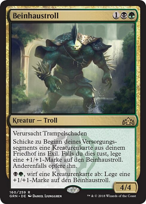 Beinhaustroll GRN-160 Rare Excellent Deutsch