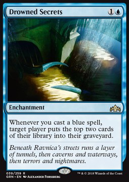 Versunkene Geheimnisse GRN-39 Rare Good Englisch Foil