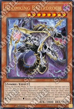 Untergangskönig Balerdroch SR07-001 Ultra Rare Good Deutsch 1. Auflage