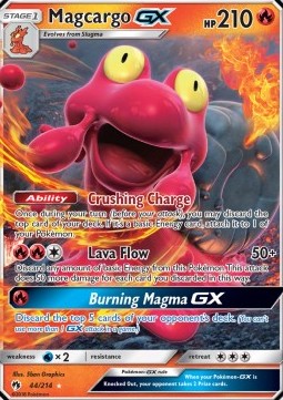 Magcargo GX LOT-44 Ultra Rare Excellent Deutsch
