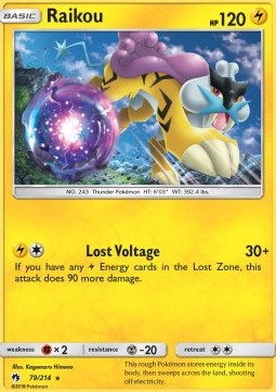 Raikou LOT-79 Rare Near Mint Deutsch Reverse Holo