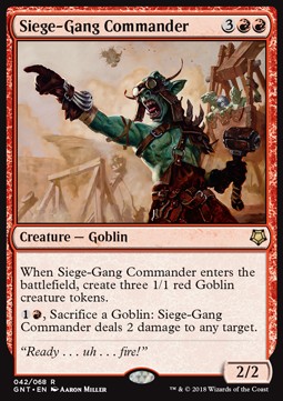 Siege-Gang Commander GNT-42 Rare Light Played Englisch