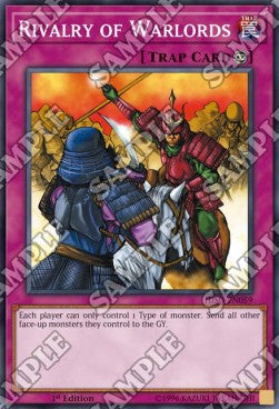 Rivalry of Warlords HISU-059 Super Rare Poor Englisch 1. Auflage