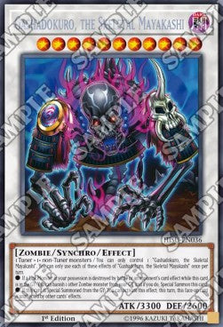Gashadokuro, der knöcherne Mayakashi HISU-036 Secret Rare Excellent Deutsch 1. Auflage