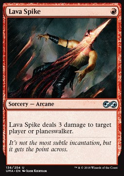 Lava Spike UMA-136 Uncommon Excellent Englisch