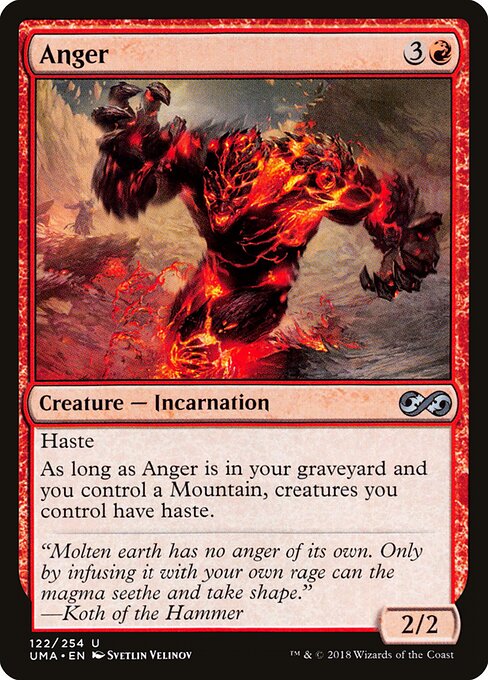 Anger UMA-122 Uncommon Near Mint Englisch