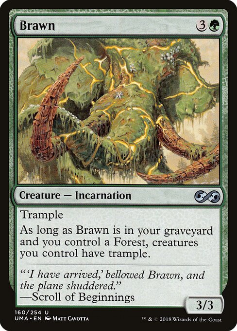 Brawn UMA-160 Uncommon Excellent Englisch Foil