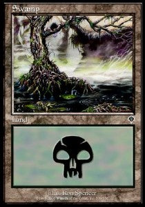 Swamp (V.1) INV-339 Land Light Played Englisch Foil