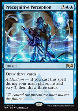Precognitive Perception RNA-45 Rare Excellent Englisch