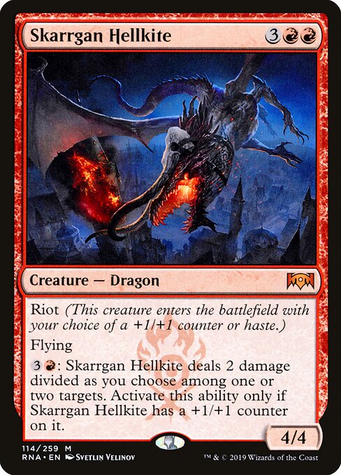 Skarrgan Hellkite RNA-114 Mythic Excellent Englisch