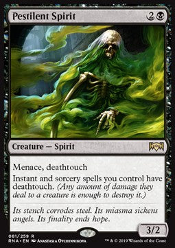 Verseuchender Geist RNA-81 Rare Excellent Deutsch