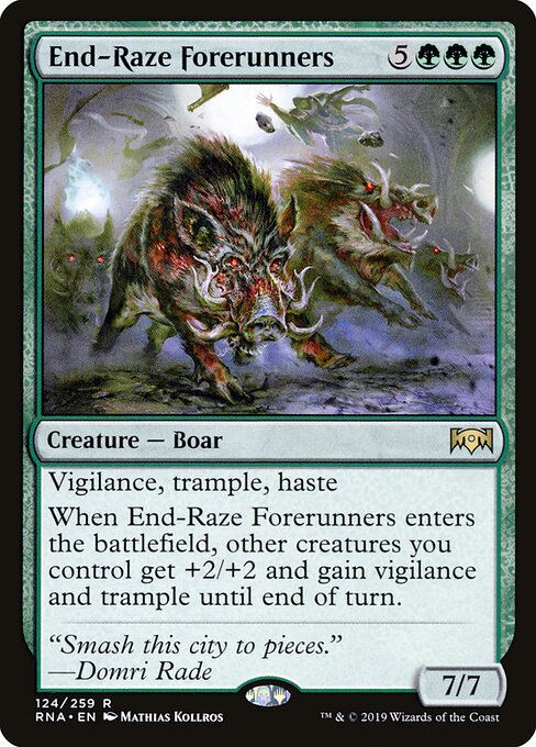 End-Raze Forerunners RNA-124 Rare Excellent Englisch