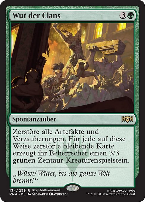 Wut der Clans RNA-134 Rare Good Deutsch