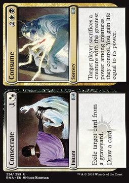 Konsekrieren // Konsumieren RNA-224 Uncommon Excellent Englisch Foil