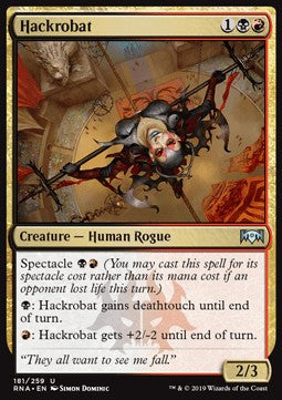 Hackrobatin RNA-181 Uncommon Excellent Englisch Foil