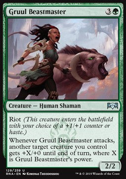 Gruul-Bändigerin RNA-129 Uncommon Near Mint Deutsch Foil