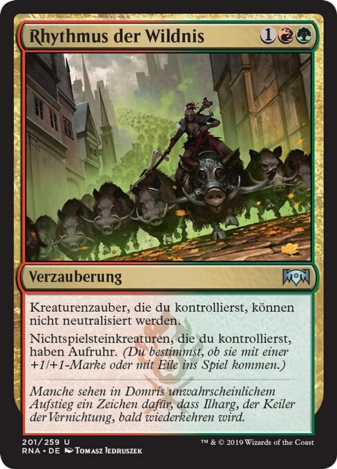 Rhythmus der Wildnis RNA-201 Uncommon Excellent Deutsch
