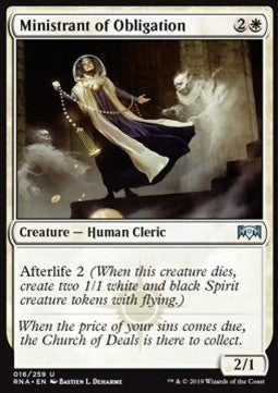 Messdiener der Pflicht RNA-16 Uncommon Excellent Englisch Foil