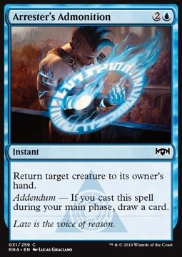 Warnung des Ordnungshüters RNA-31 Common Near Mint Deutsch Foil