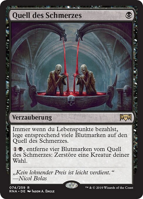 Quell des Schmerzes RNA-74 Rare Excellent Deutsch