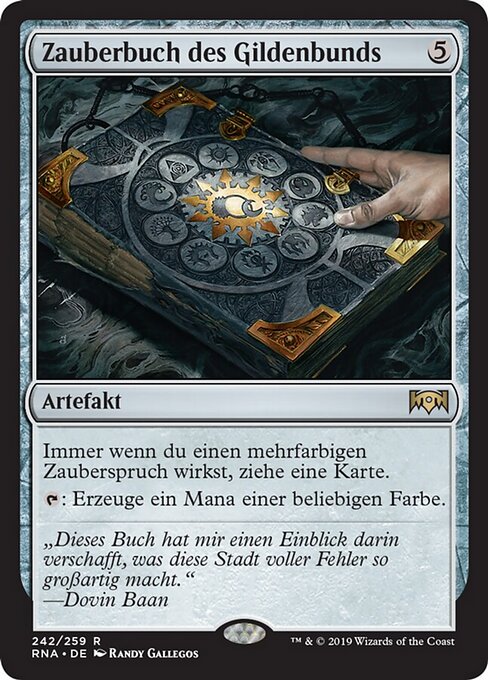 Zauberbuch des Gildenbunds RNA-242 Rare Excellent Deutsch