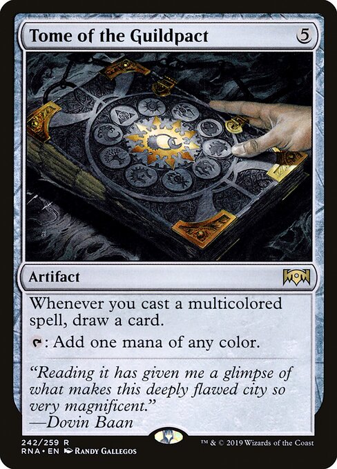 Tome of the Guildpact RNA-242 Rare Excellent Englisch