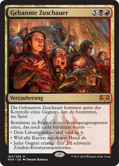 Gebannte Zuschauer RNA-160 Mythic Excellent Deutsch