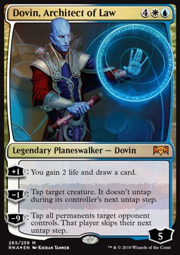 Dovin, Architekt der Gesetze XRNA-265 Mythic Excellent Deutsch Foil