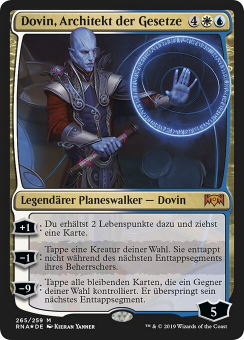 Dovin, Architekt der Gesetze XRNA-265 Mythic Excellent Deutsch Foil
