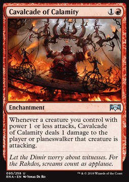 Cavalcade of Calamity RNA-95 Uncommon Excellent Englisch