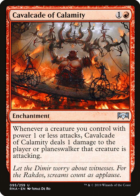 Cavalcade of Calamity RNA-95 Uncommon Excellent Englisch