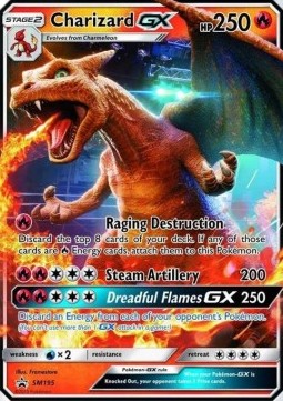 Glurak GX SM-195 Promo Excellent Deutsch