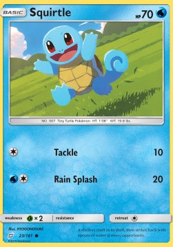 Squirtle TEU-23 Common Excellent Französisch